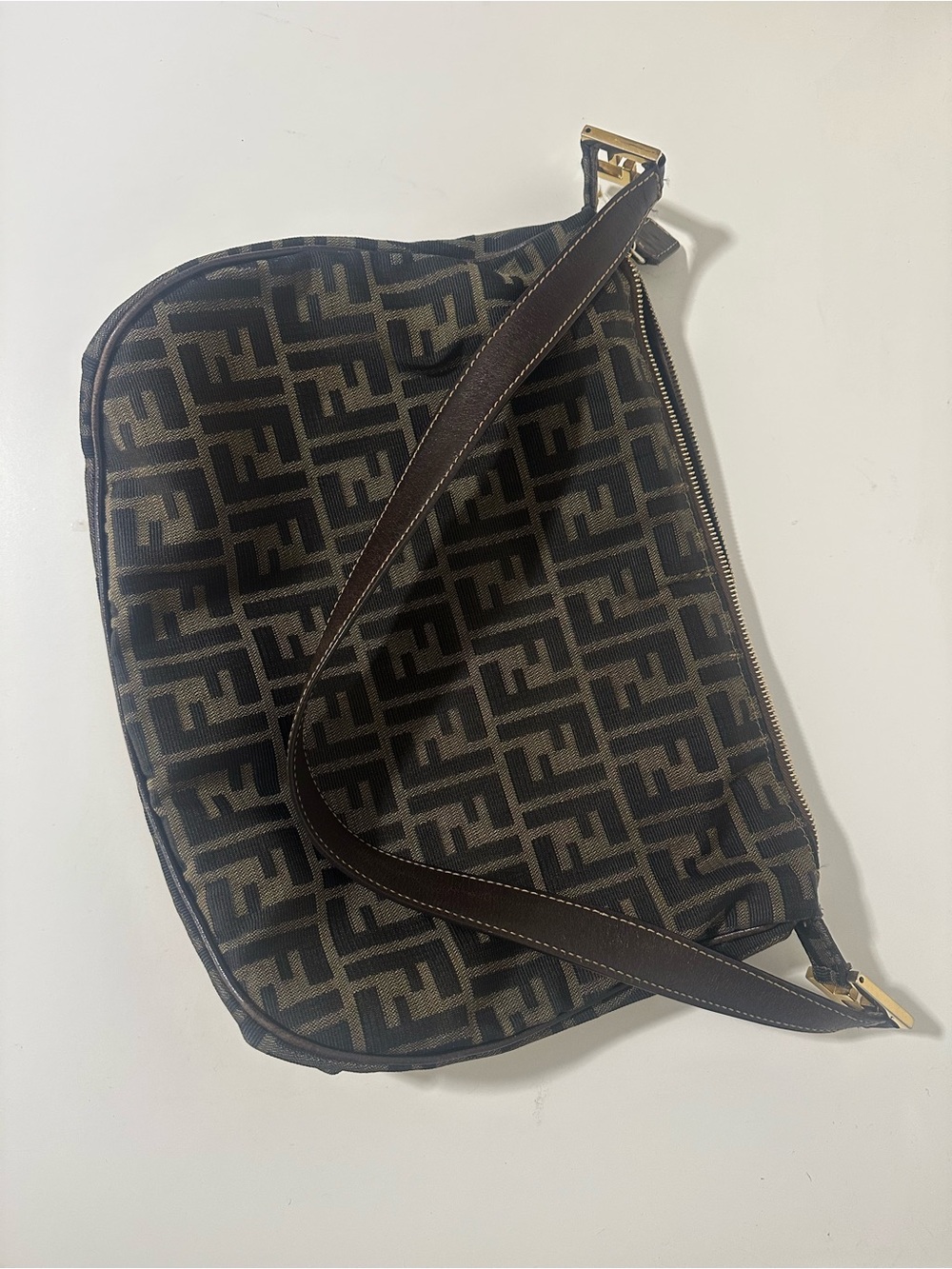 Fendi Zucca Monogram Shoulder Bag - Picture 2 of 6
